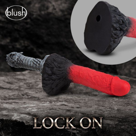 Реалистичный фаллоимитатор Lycan Lock On Werewolf Dildo - 26,7 см. 