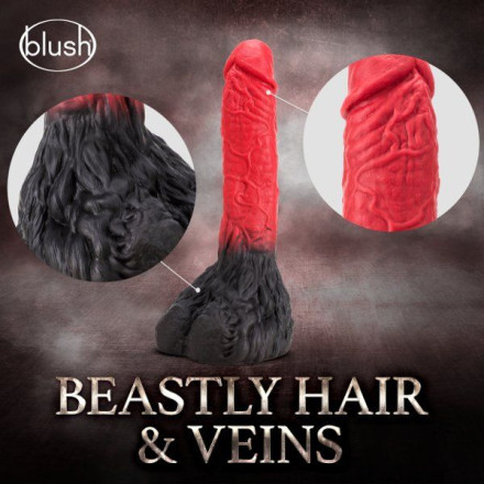 Реалистичный фаллоимитатор Lycan Lock On Werewolf Dildo - 26,7 см. 