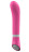 Розовый G-стимулятор с вибрацией Bgood Deluxe Curve - 19,3 см. 