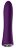 Фиолетовый классический вибромассажер Jewel - 19,5 см. 
