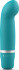 Бирюзовый мини-вибратор Bcute Classic Curve - 10 см.