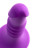 Фиолетовый анальный фаллоимитатор Drilly - 14 см. 