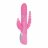 Розовый вибратор-кролик с анальным отростком E-RABBIT TRIPLE PLAY - 19 см. 