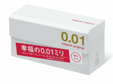 Супер тонкие презервативы Sagami Original 0.01 - 10 шт. 