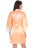 Короткий халатик-кимоно с кружевным сердечком на спинке 