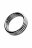 Металлическое эрекционное кольцо с рёбрышками размера L 