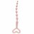 Розовая анальная цепочка REE SEDUCE PINK - 32 см. 