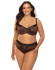 Раздельный купальник plus size с тигровым принтом 