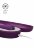 Фиолетовый вибромассажер для точки G Glimmer - 20,5 см. 