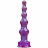Фиолетовая анальная ёлочка SpectraGels Purple Anal Tool - 17,5 см.
