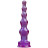 Фиолетовая анальная ёлочка SpectraGels Purple Anal Tool - 17,5 см. 