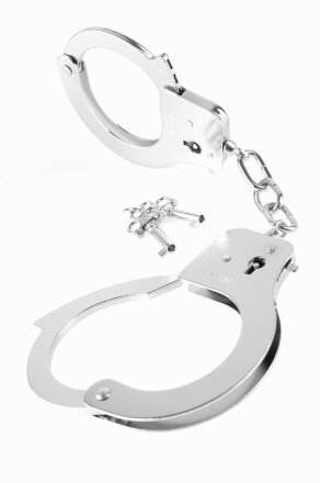 Металлические серебристые наручники Designer Metal Handcuffs 