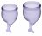 Набор фиолетовых менструальных чаш Feel secure Menstrual Cup 