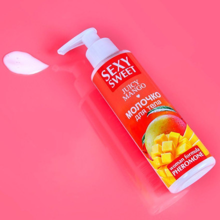 Молочко для тела с феромонами и ароматом манго Sexy Sweet Juicy Mango - 150 гр. 