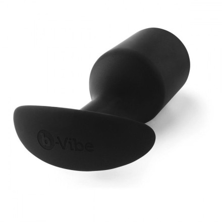 Черная анальная пробка для ношения B-vibe Snug Plug 6 - 17 см. 