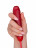 Красный стек с фаллосом вместо ручки - 62 см. 