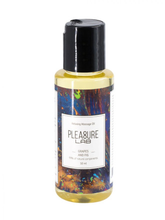 Массажное масло Pleasure Lab Relaxing с ароматом винограда и инжира - 50 мл. 