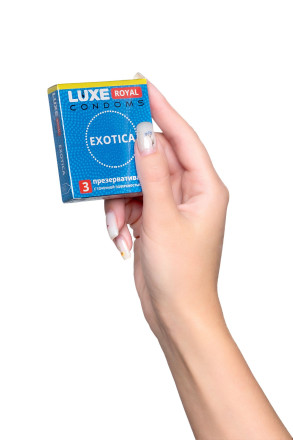 Текстурированные презервативы LUXE Royal Exotica - 3 шт. 