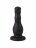 Чёрный анальный стимулятор для массажа простаты - 13,5 см. 