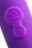 Фиолетовый вибратор-жезл Kily - 18,7 см. 