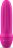 Ярко-розовая рельефная вибропуля Bmine Basic Reflex - 7,6 см. 