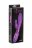 Фиолетовый вибратор Yonce с клиторальным зайчиком - 20,5 см. 