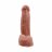 Телесный фаллоимитатор на присоске Topless Lover - 19,2 см. 