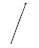 Серебристый длинный уретральный плаг-косичка TOYFA Metal - 15,7 см. 