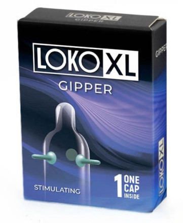 Стимулирующая насадка на пенис LOKO XL GIPPER 