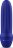 Синяя рельефная вибропуля Bmine Basic Reflex - 7,6 см. 