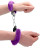 Пушистые фиолетовые наручники OUCH! Purple  