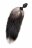 Черная анальная втулка с хвостом чернобурой лисы - размер М 