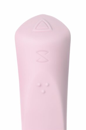 Нежно-розовый гибкий водонепроницаемый вибратор Sirens Venus - 22 см. 