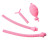 Вакуумный массажёр для груди розового цвета 