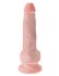 Телесный фаллоимитатор с мошонкой и присоской 6" Cock with Balls - 17,8 см.
