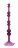 Фиолетовая анальная цепочка на присоске LOVE THROB PURPLE - 17,8 см.  