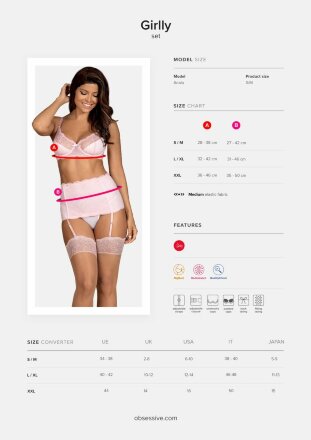 Восхитительный комплект нижнего белья Girlly 