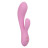 Розовый ультрагибкий вибратор-кролик Zoie - 17,75 см. 