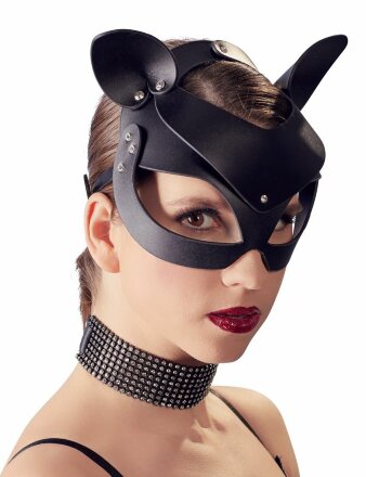 Маска на глаза с ушками Cat Mask Rhinestones 