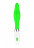 Зеленый фигурный вибратор Athamas - 22,7 см. 