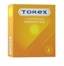 Текстурированные презервативы Torex &quot;Ребристые&quot; - 3 шт.
