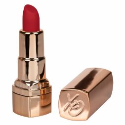 Золотистый вибратор-помада с красным мягким кончиком Hide &amp; Play Rechargeable Lipstick