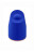 Синий клиторальный стимулятор Dazzling с вибрацией и ротацией - 6,7 см. 