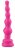 Ярко-розовый анальный стимулятор-ёлочка - 14,5 см. 