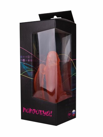 Фаллоимитатор гелевый для анально-вагинальной стимуляции - 17 см.
