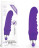 Фиолетовый вибратор Rechargeable IJOY Silicone Waver - 16,5 см. 