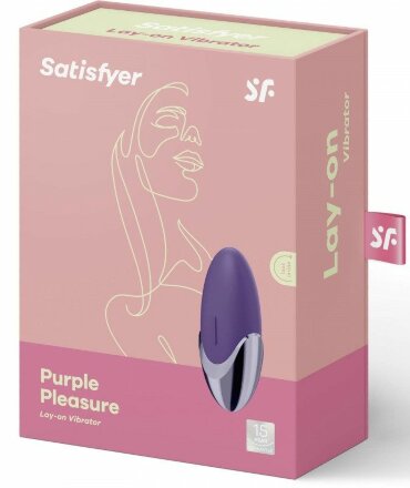 Фиолетовый вибромассажер Satisfyer Layons Purple Pleasure 