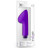 Фиолетовый вибромассажер B4 - 13,97 см. 