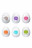 Набор из 6 мастурбаторов-яиц Tenga EGG Strong Sensations с различными рельефом 