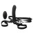 Черный женский страпон с вибрацией Me2 Remote Rumbler - 16,5 см. 